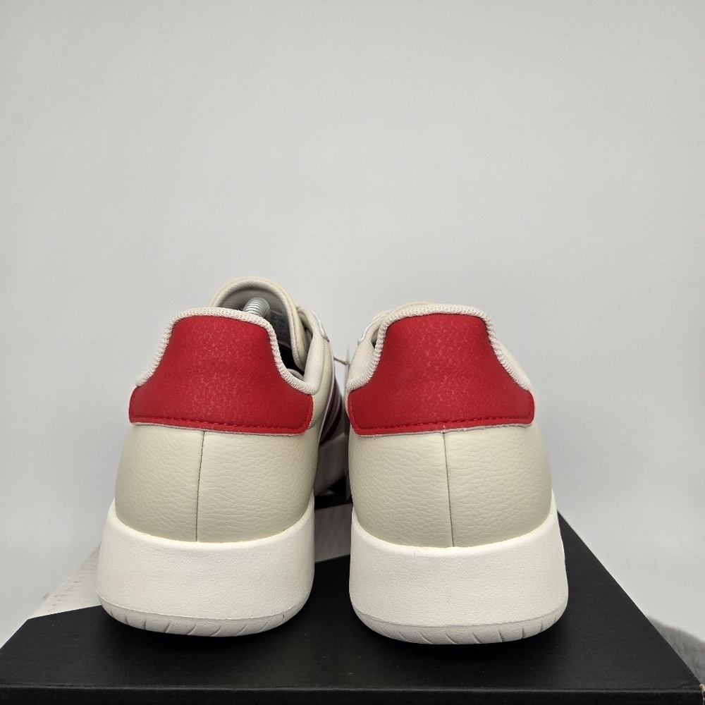 New Adidas Barreda Better Scarlet Wonder Beige JR1319 Men's Shoes Size 11 - Picture 4 of 8